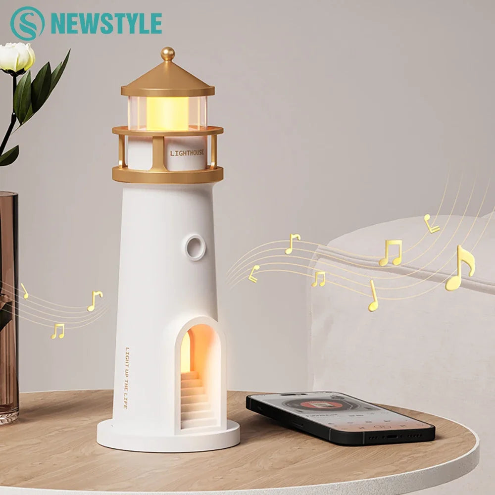 Moon Projection Lighthouse Night Light