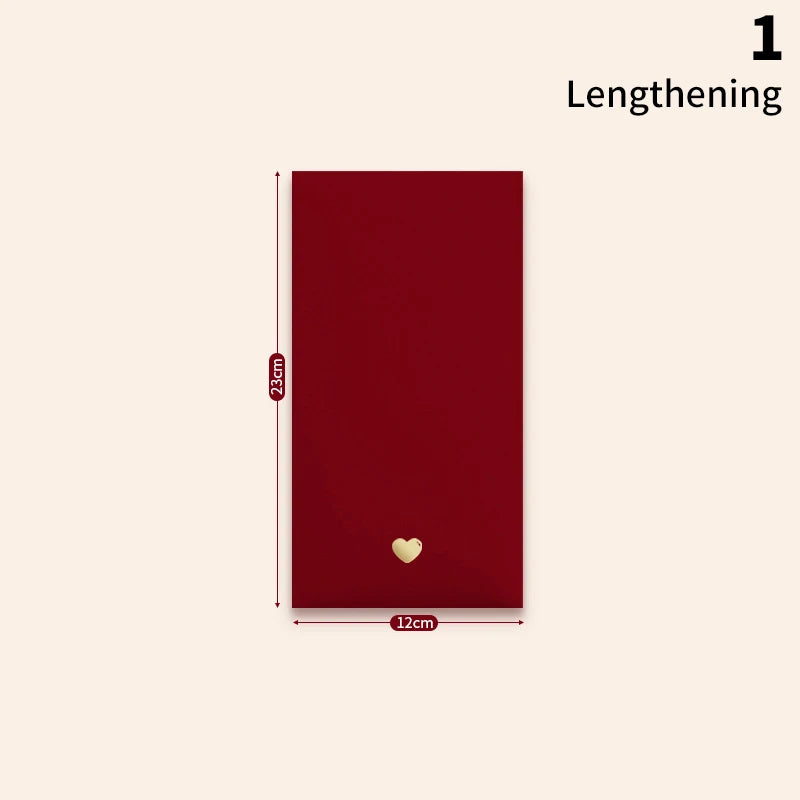 6pcs Chinese Red Envelope Set – Spring Festival Lucky Money Packets