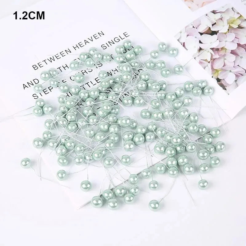 50/100Pcs Christmas Artificial Berry Ornaments