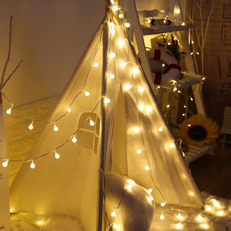 3M LED Crystal Ball String Lights