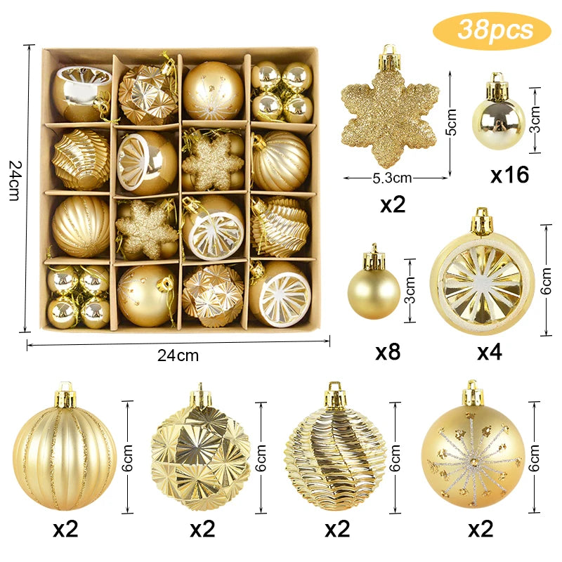Christmas Ball Ornament Set