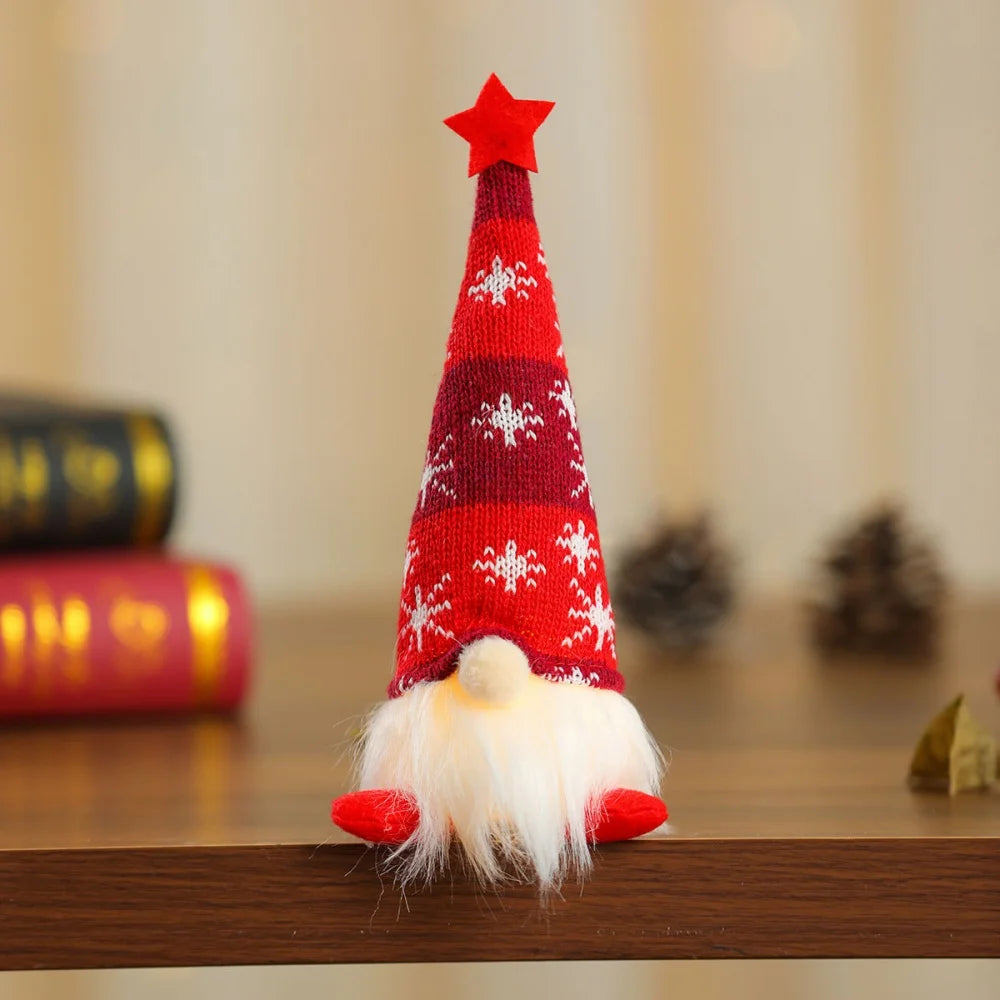 LED Christmas Gnome Doll