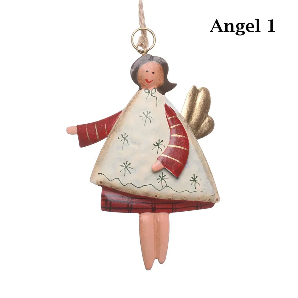 Nordic Christmas Iron Hanging Ornament