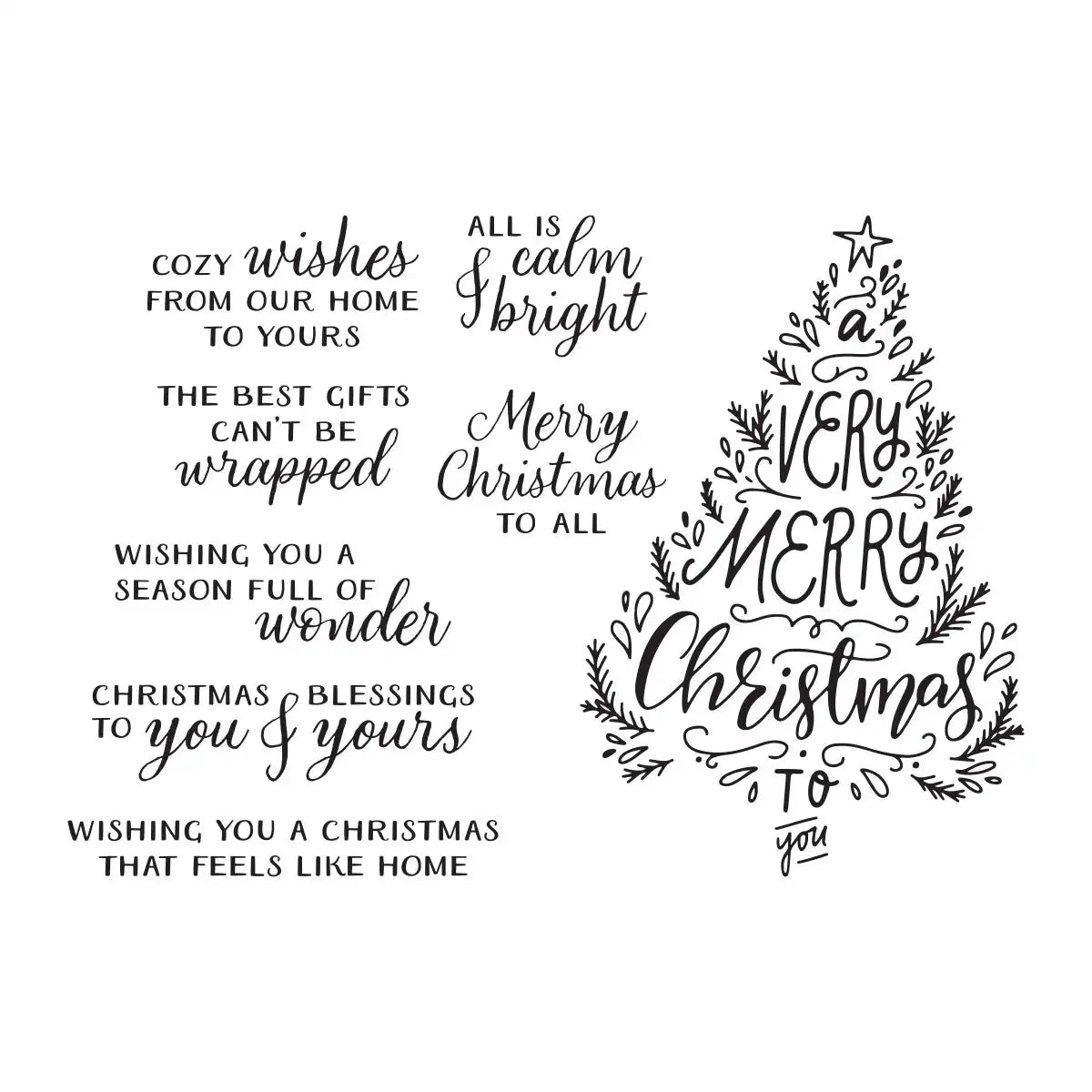 Christmas 2025 Window Wonderland Cutting Dies & Stamps Set