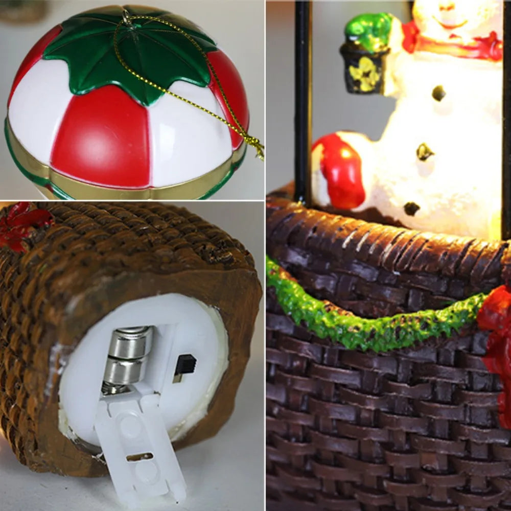 Christmas Glowing Hot Air Balloon Ornament
