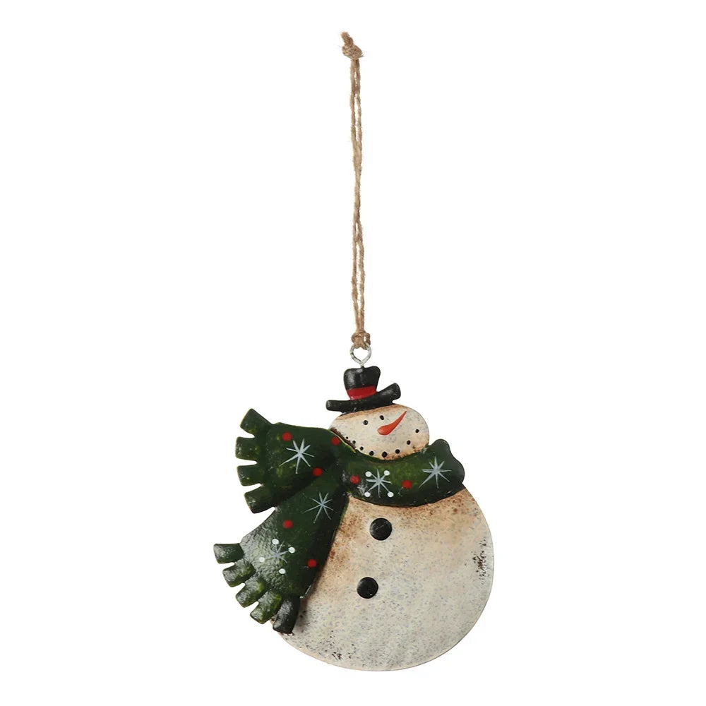 Nordic Christmas Iron Hanging Ornament
