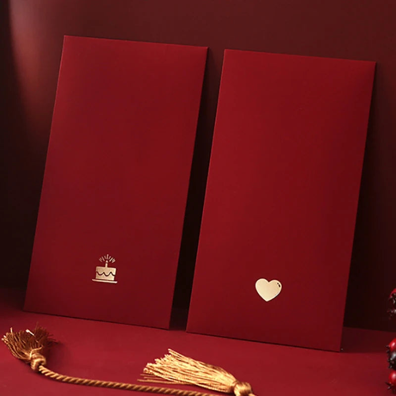 6pcs Chinese Red Envelope Set – Spring Festival Lucky Money Packets