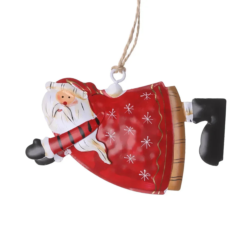 Nordic Christmas Iron Hanging Ornament