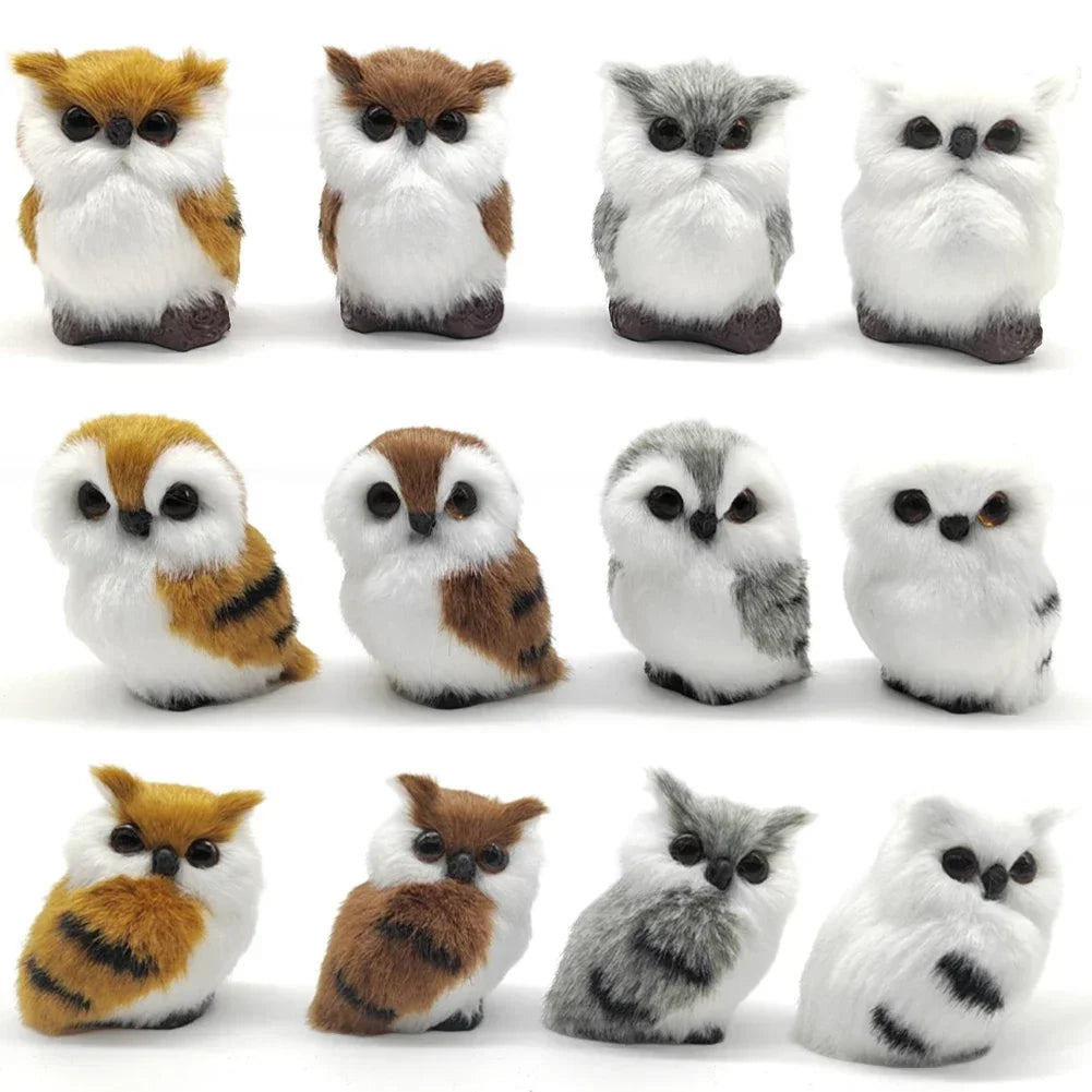 Simulation Owl Plush Ornament