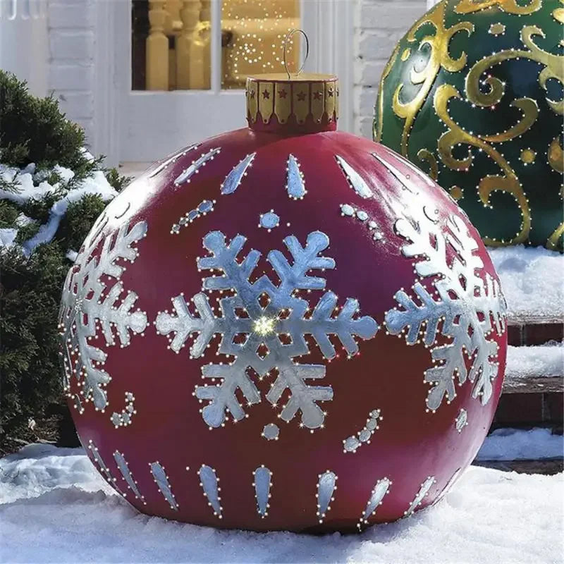 Outdoor Inflatable Christmas Ball Ornament (60cm)