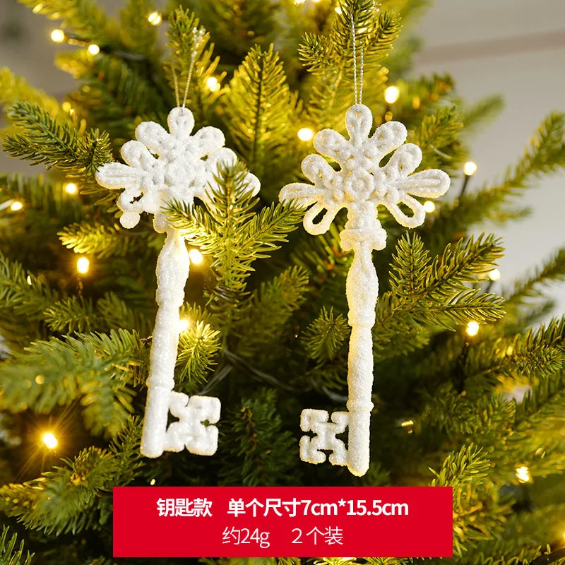 Snowflake, Angel & Deer Ornaments
