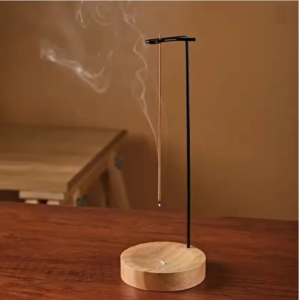 Creative Upside Down Wooden Incense Burner