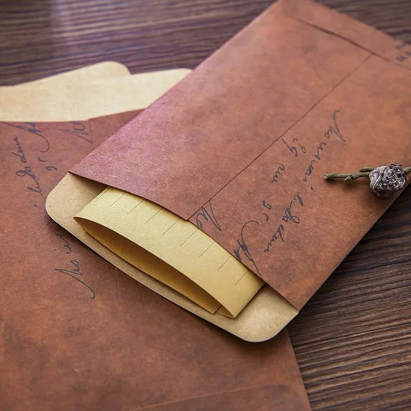 Vintage Kraft Paper Envelopes (10PCS)