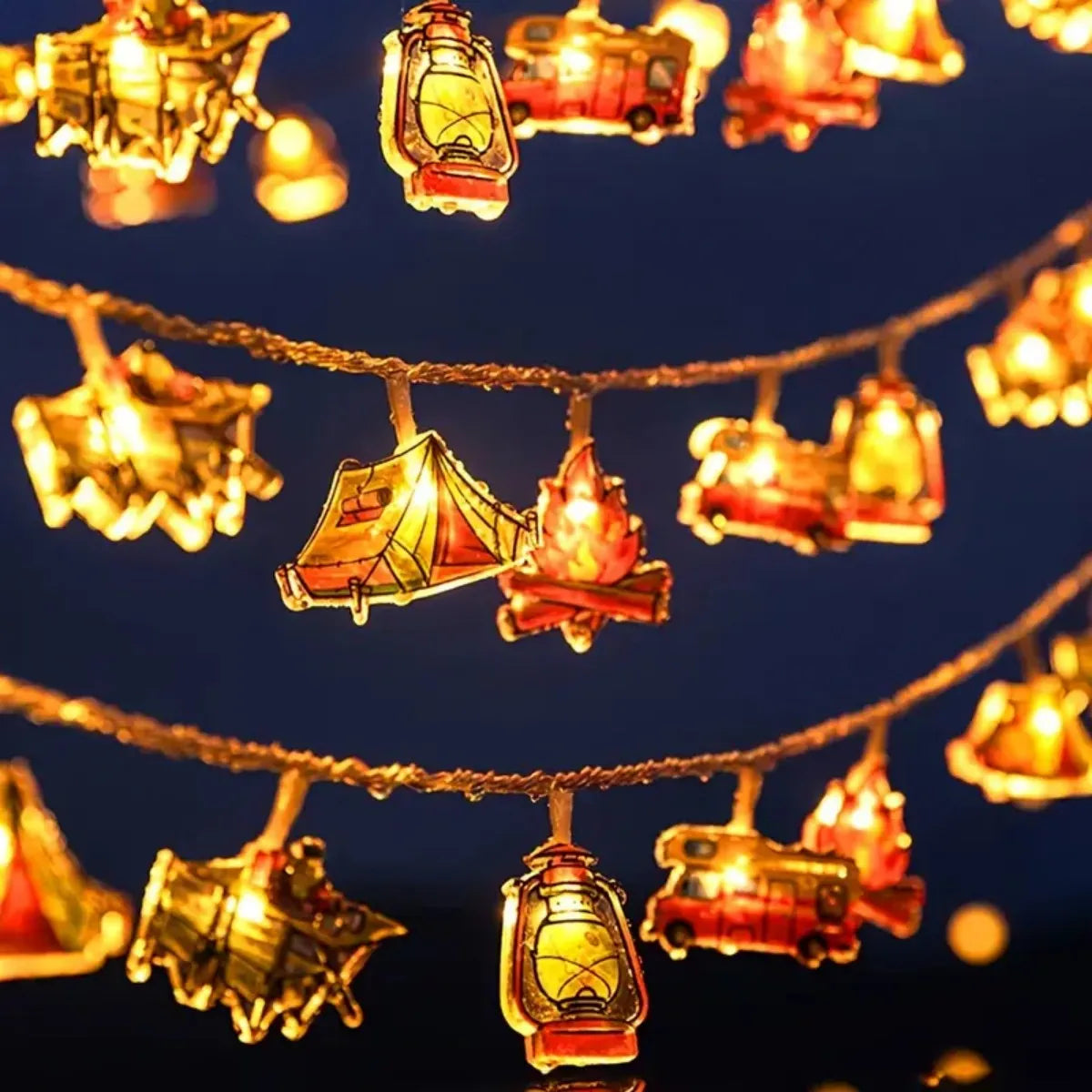 LED Camping Pattern String Lights