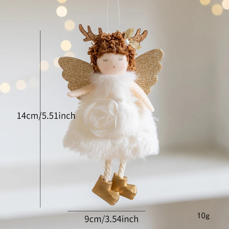 Christmas Mouse Ballet Angel Pendant