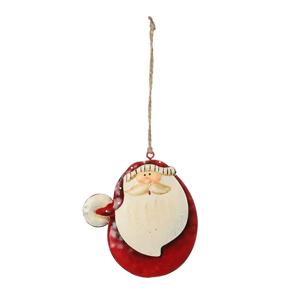 Nordic Christmas Iron Hanging Ornament