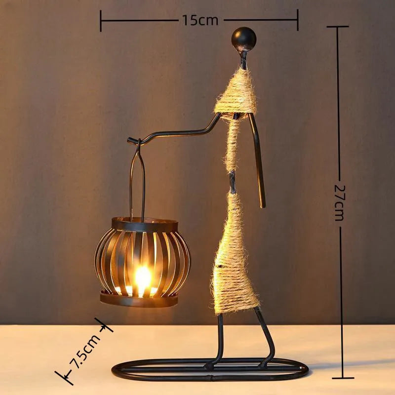 Nordic Metal Candlestick