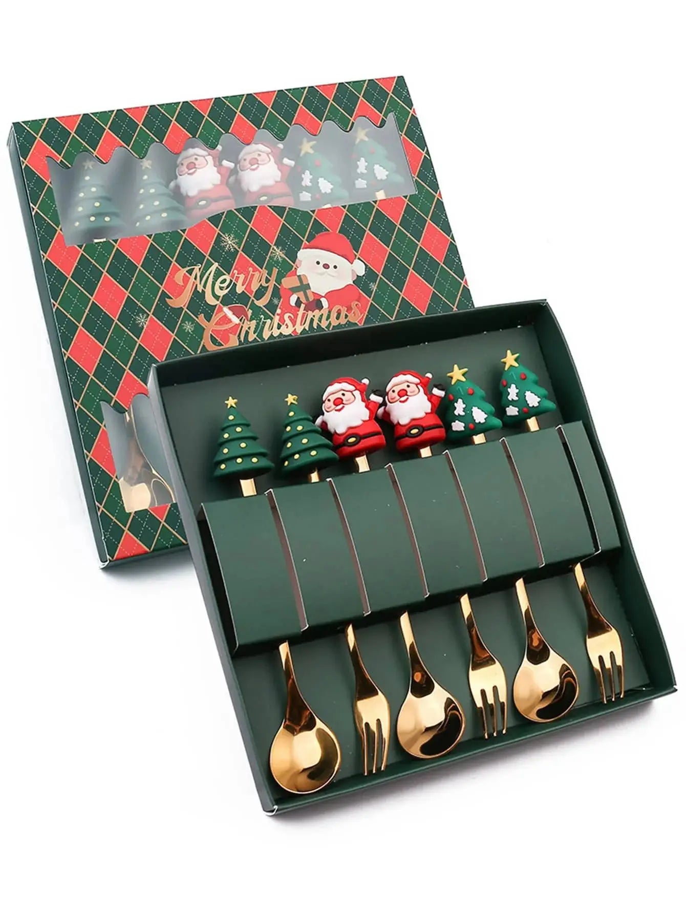 Christmas Fork & Spoon Gift Set