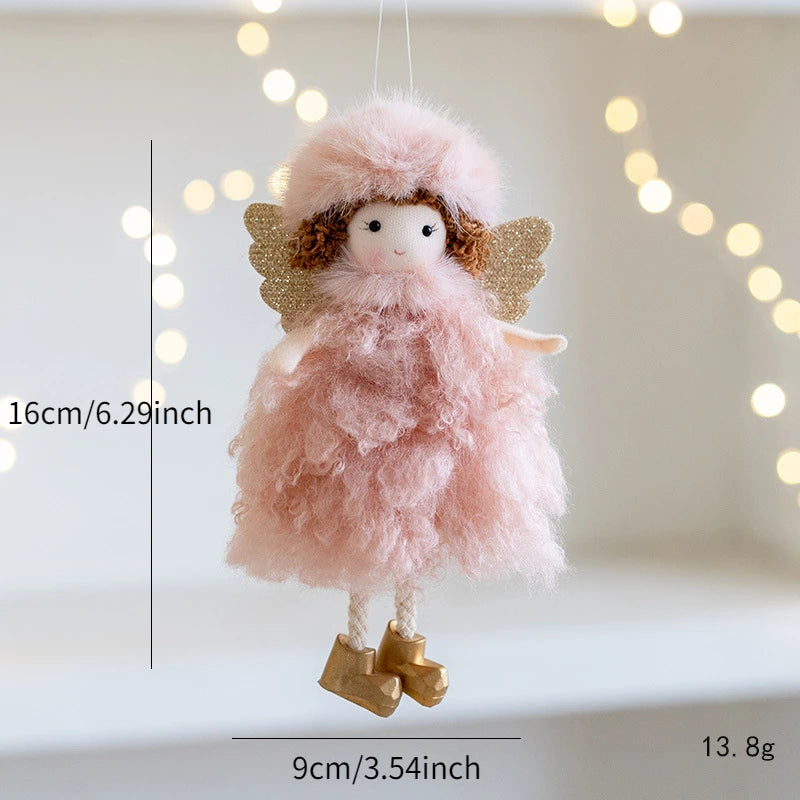 Christmas Mouse Ballet Angel Pendant