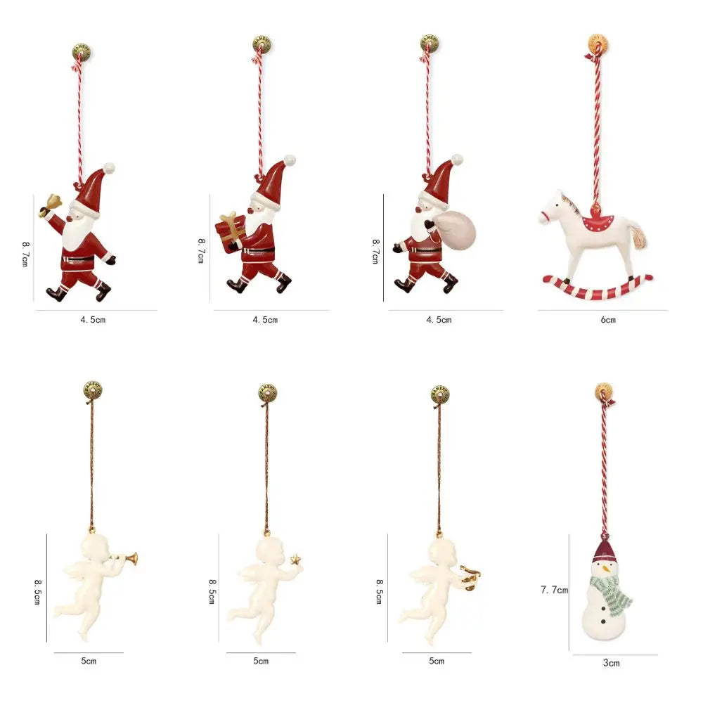 Nordic Christmas Iron Hanging Ornament