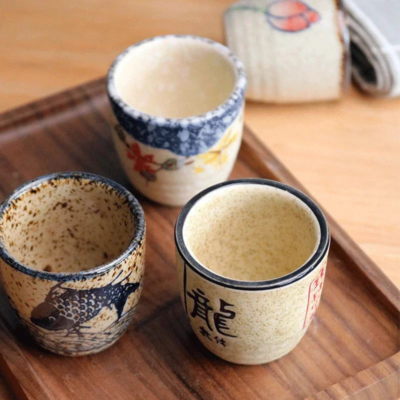 Japanese-Style Ceramic Sake Cup