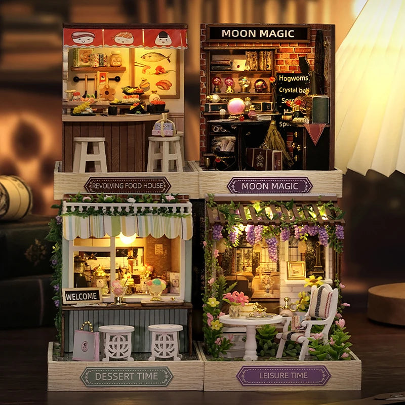 NoeluxeTM DIY Moon Magic Dollhouse Kit