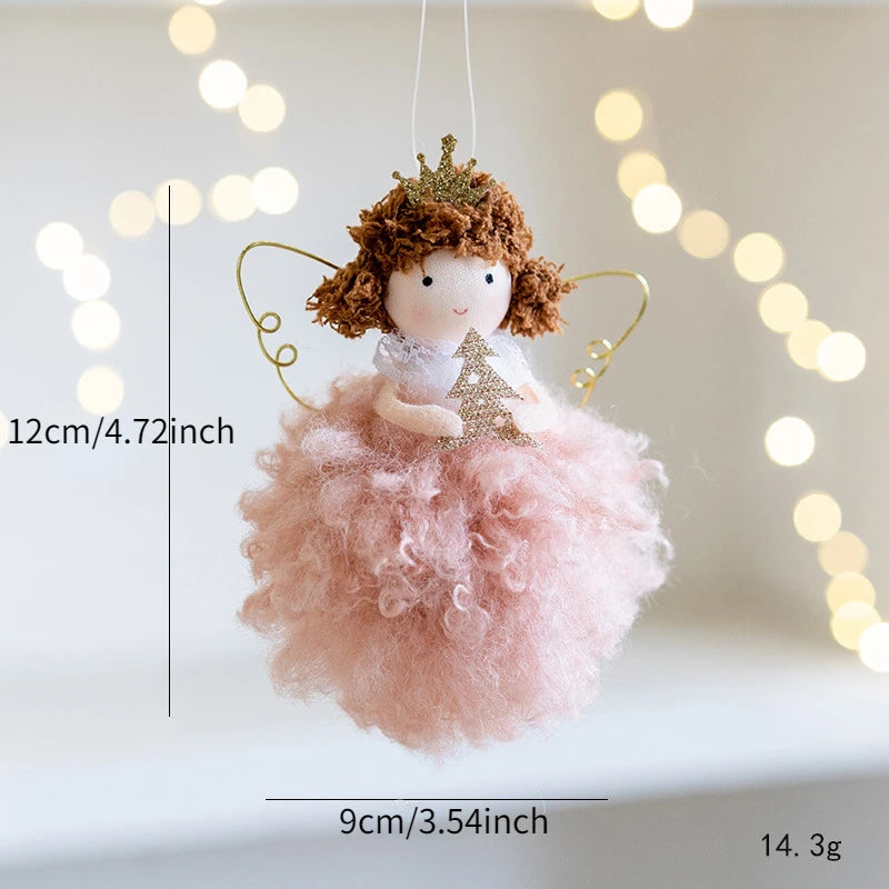 Christmas Mouse Ballet Angel Pendant