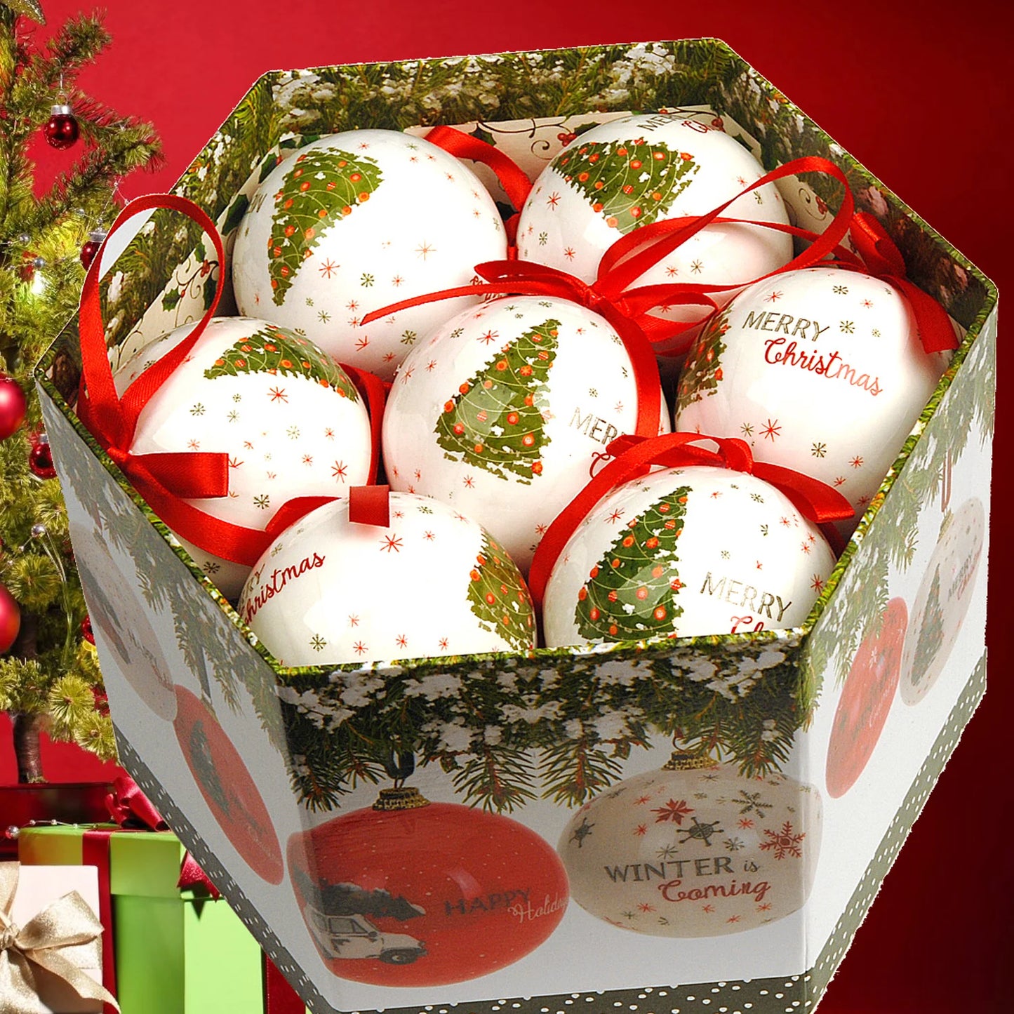 8cm Christmas Ball Ornament