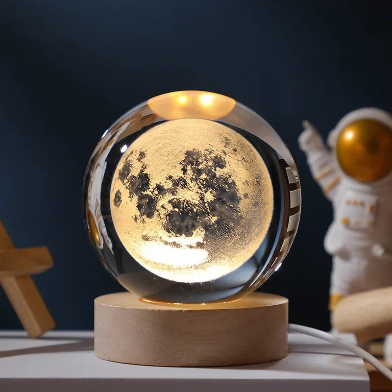 NoeluxeTM Moon Crystal Ball LED Night Light