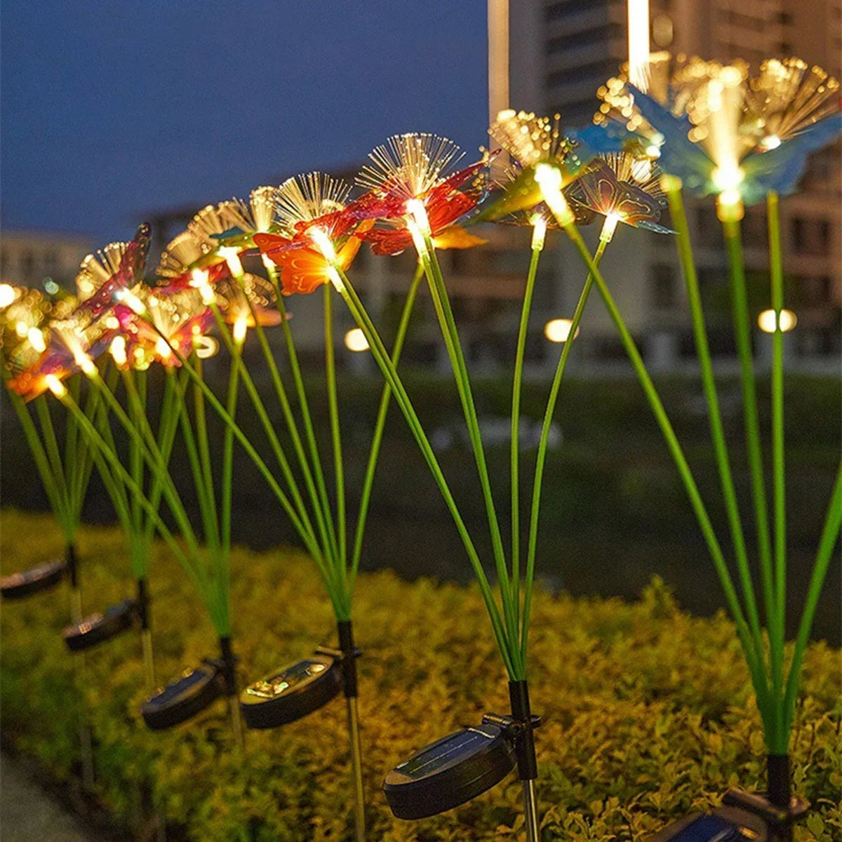 Solar Butterfly Fiber Optic Lights