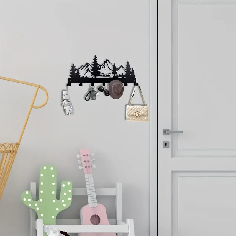 Charming Metal Forest Key Hook