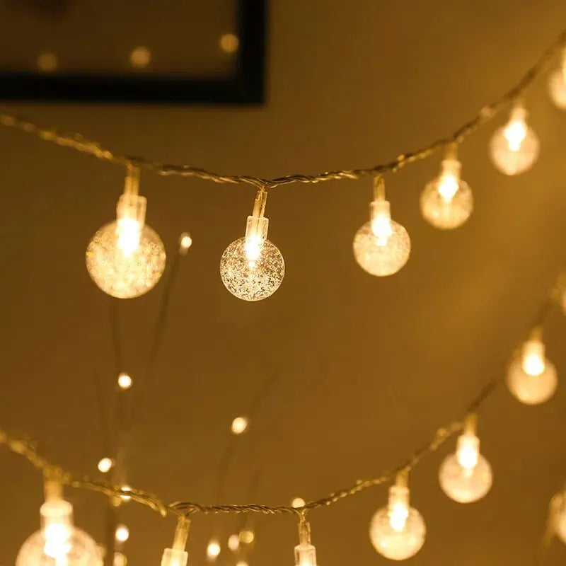 3M LED Crystal Ball String Lights
