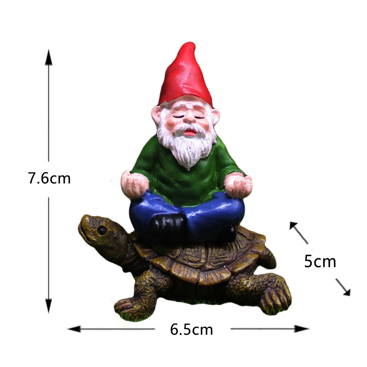 Garden Gnome Riding Turtle