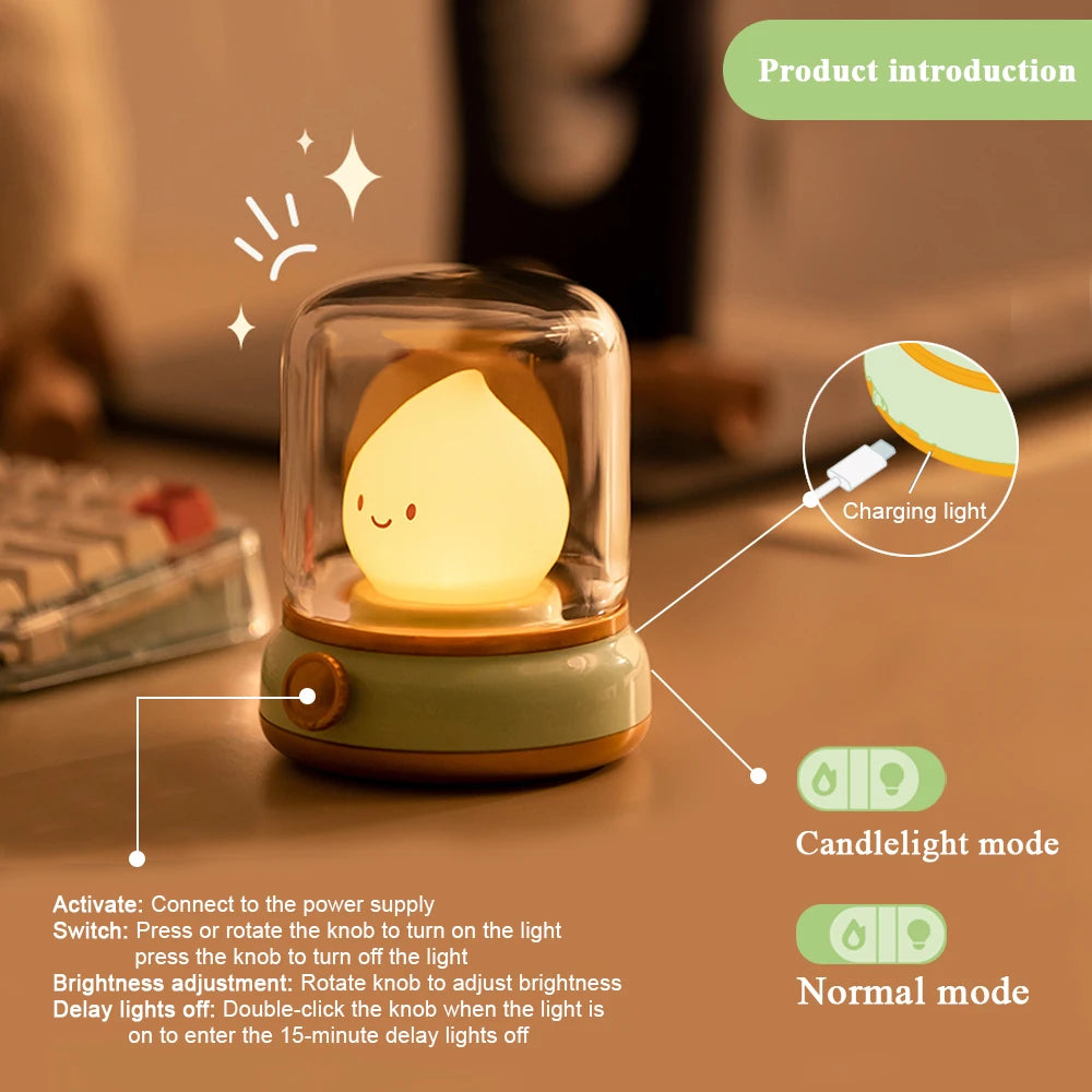 Kerosene LED Night Light