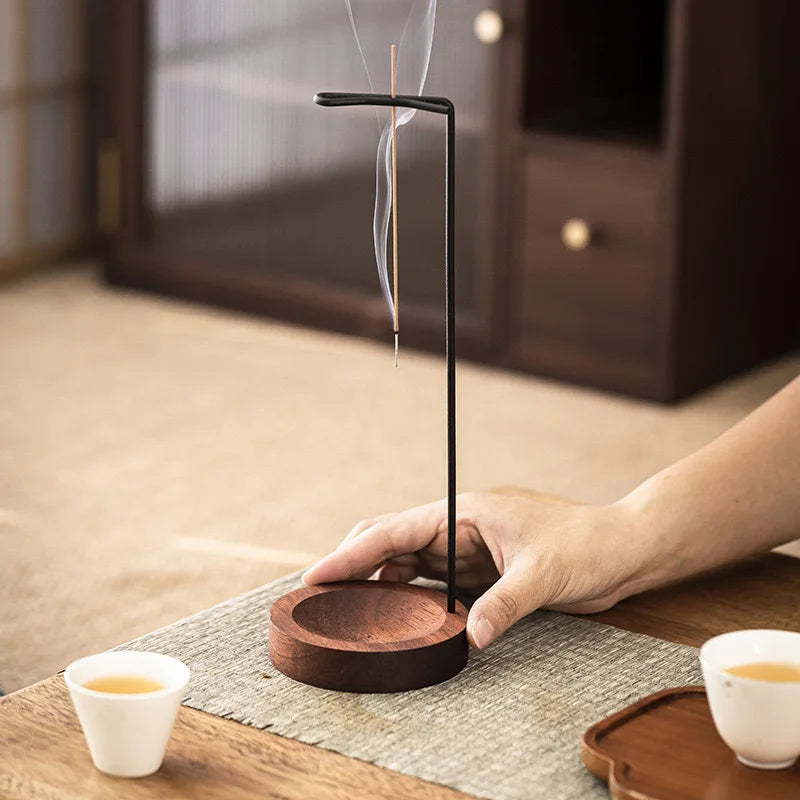 Creative Upside Down Wooden Incense Burner