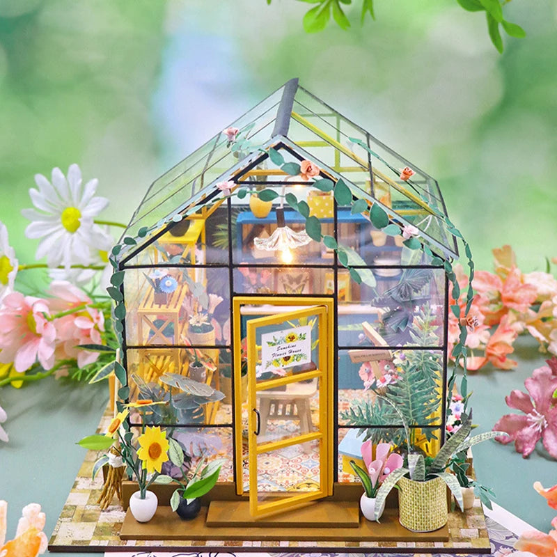 NoeluxeTM DIY Flower Dollhouse Kit