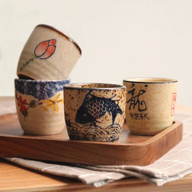Japanese-Style Ceramic Sake Cup