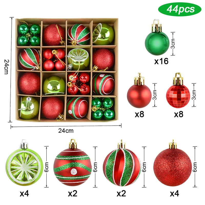 Christmas Ball Ornament Set