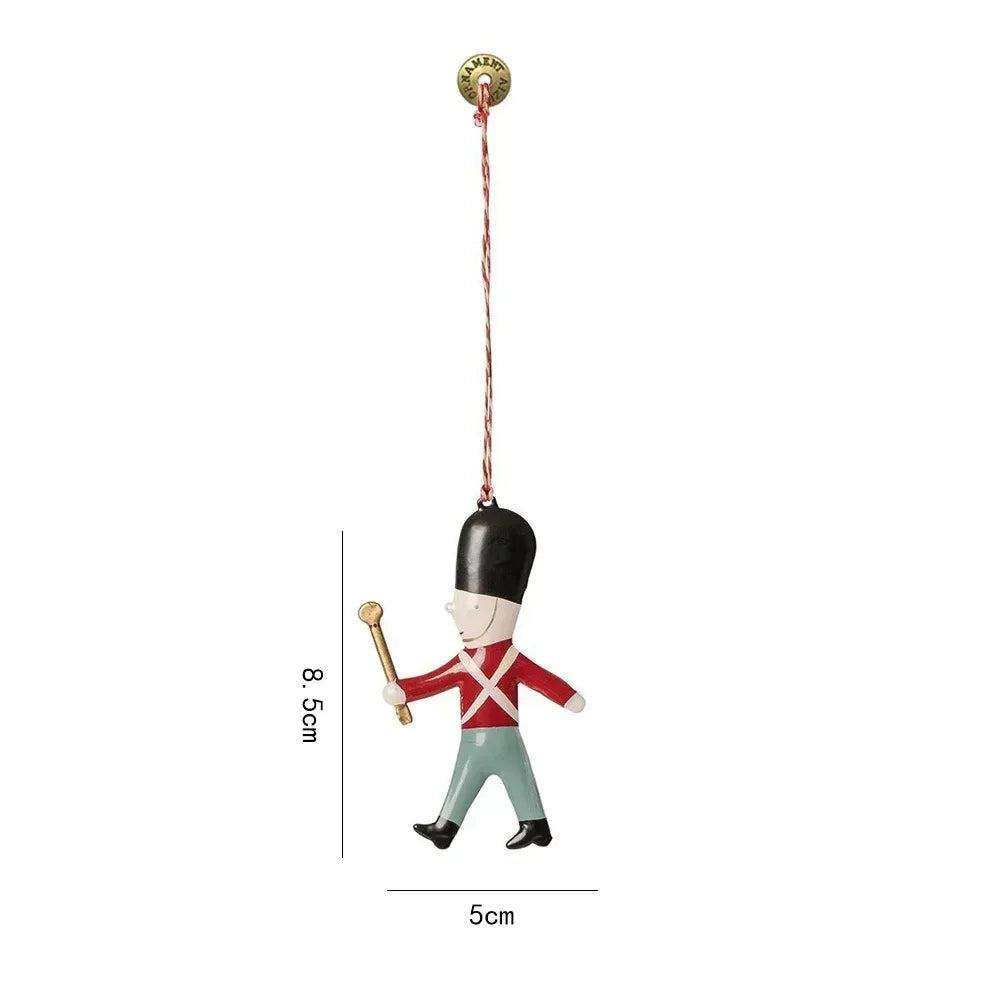 Nordic Christmas Iron Hanging Ornament