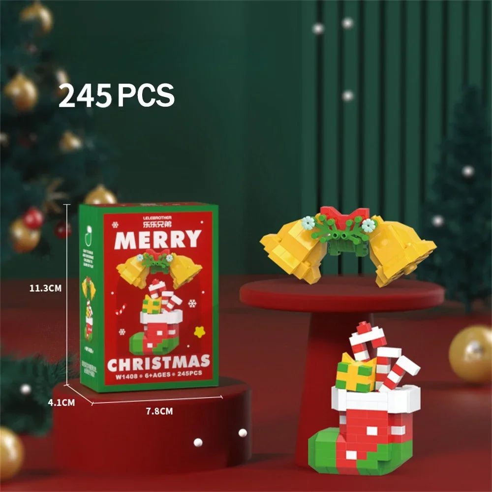 Christmas Micro Mini Building Blocks Toys