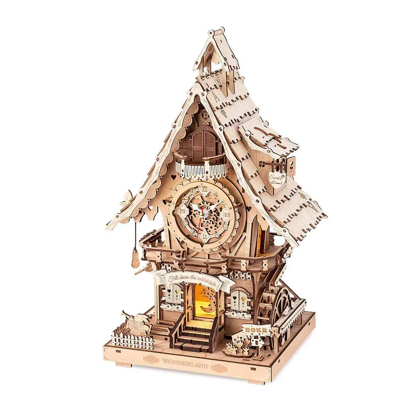 NoeluxeTM Cuckoo Clock 3D Wooden Puzzle