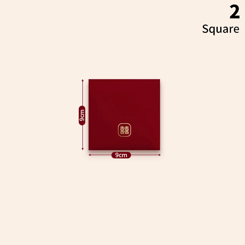 6pcs Chinese Red Envelope Set – Spring Festival Lucky Money Packets