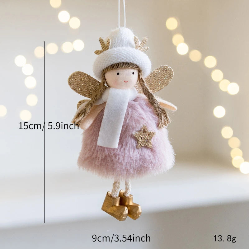 Christmas Mouse Ballet Angel Pendant