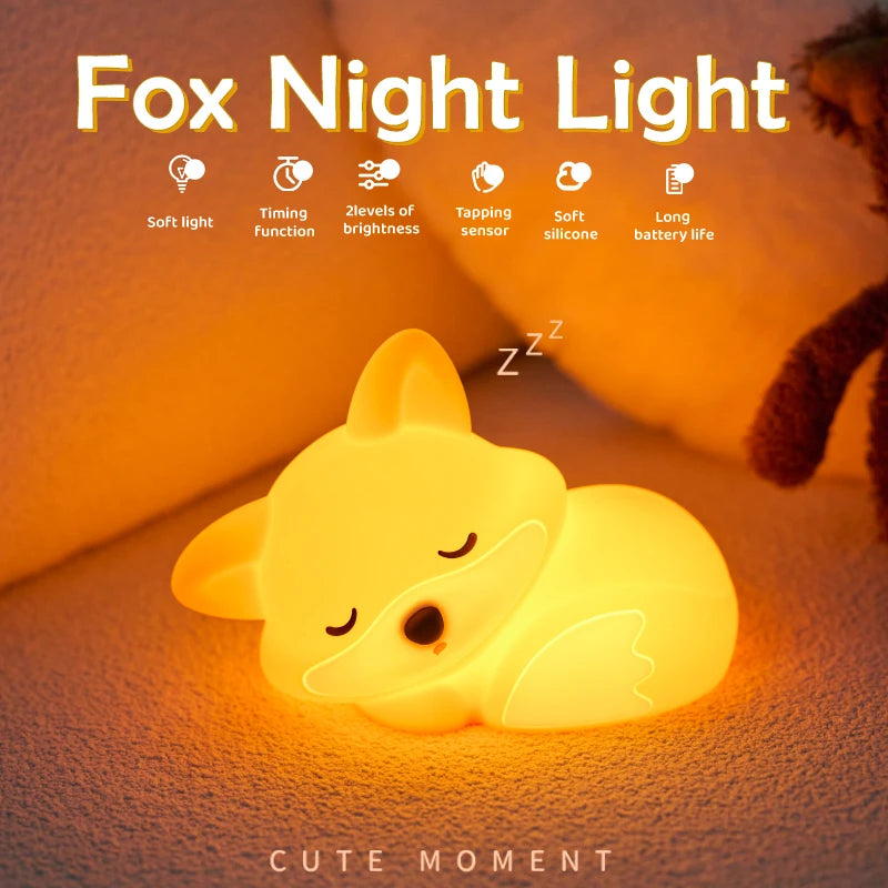 Cute Silicone Animal Night Lamp