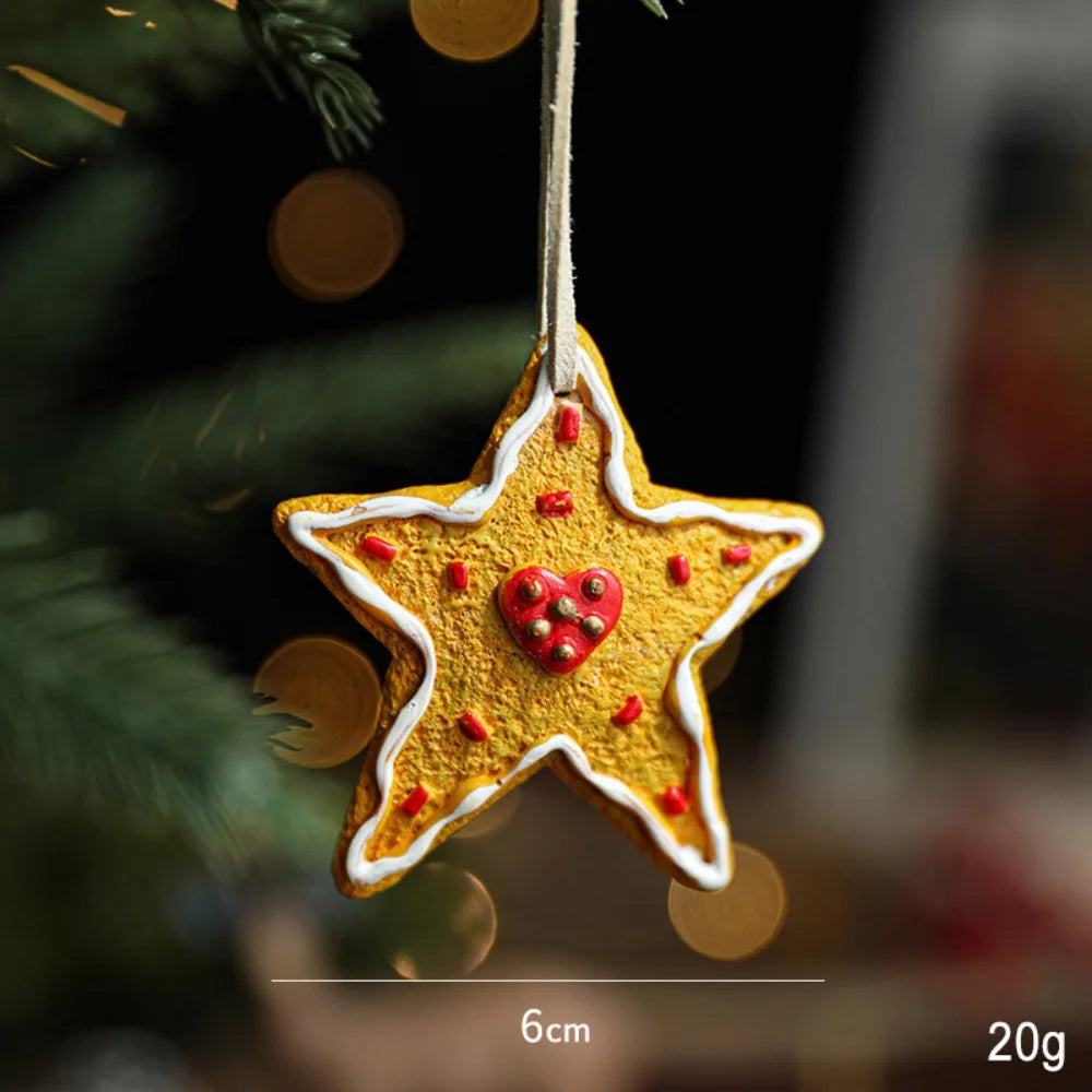 Christmas Resin Horse Pendant Ornament