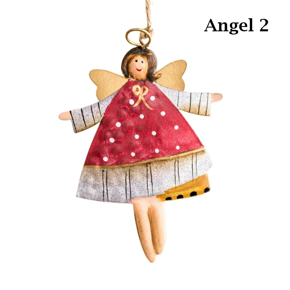 Nordic Christmas Iron Hanging Ornament