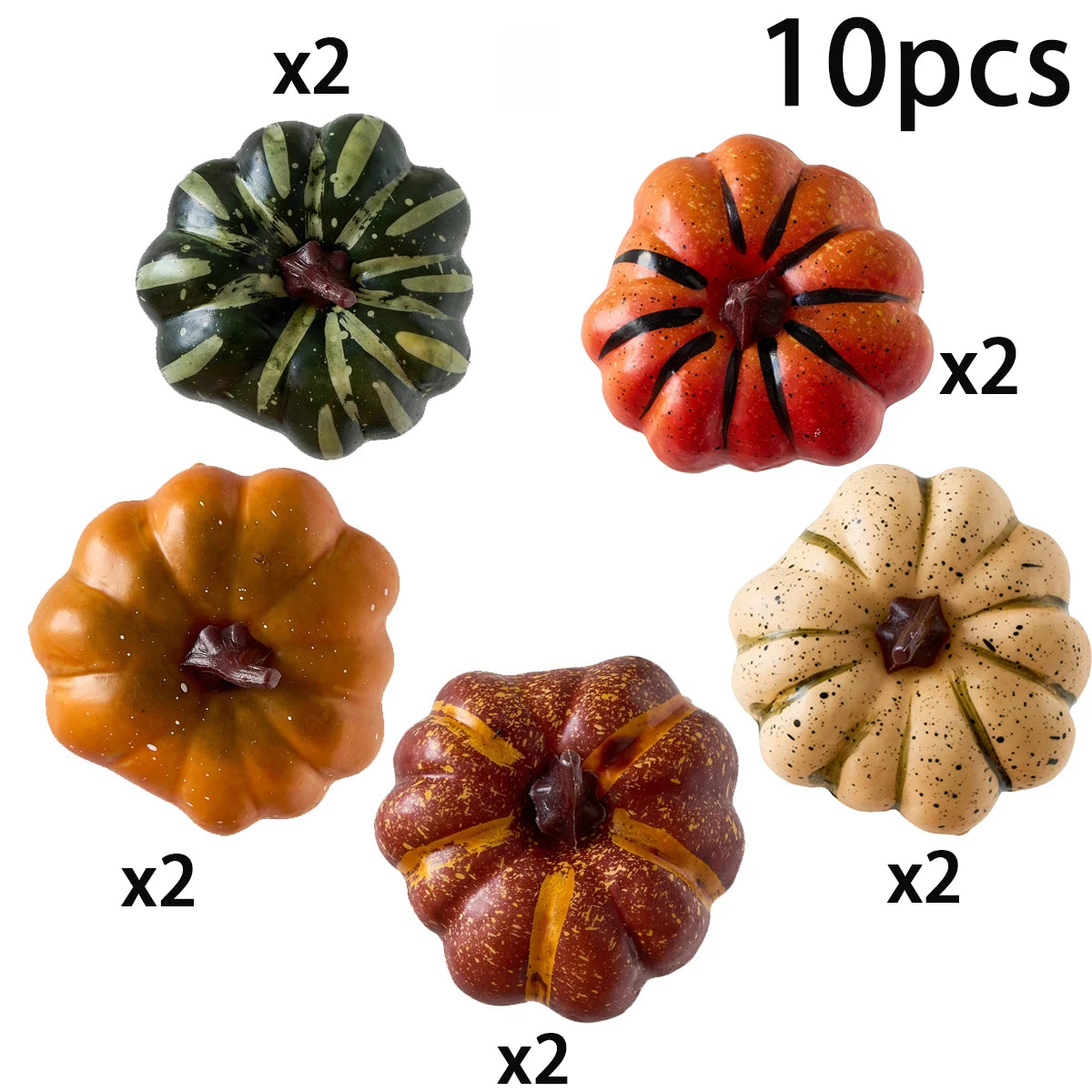 Artificial Pumpkin Set