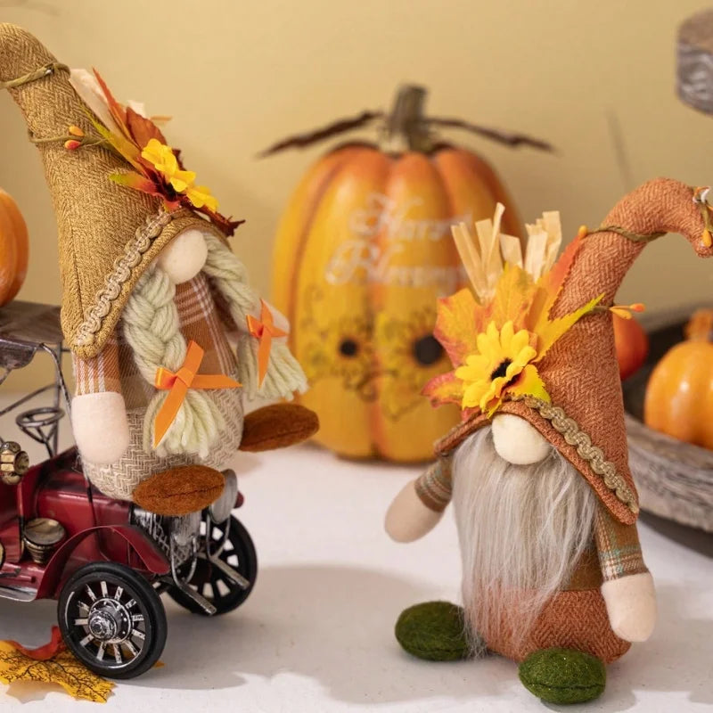 Harvest Maple Leaf & Sunflower Doll