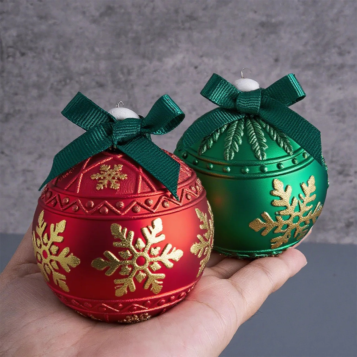 Christmas Ball Candle Jar Silicone Mold