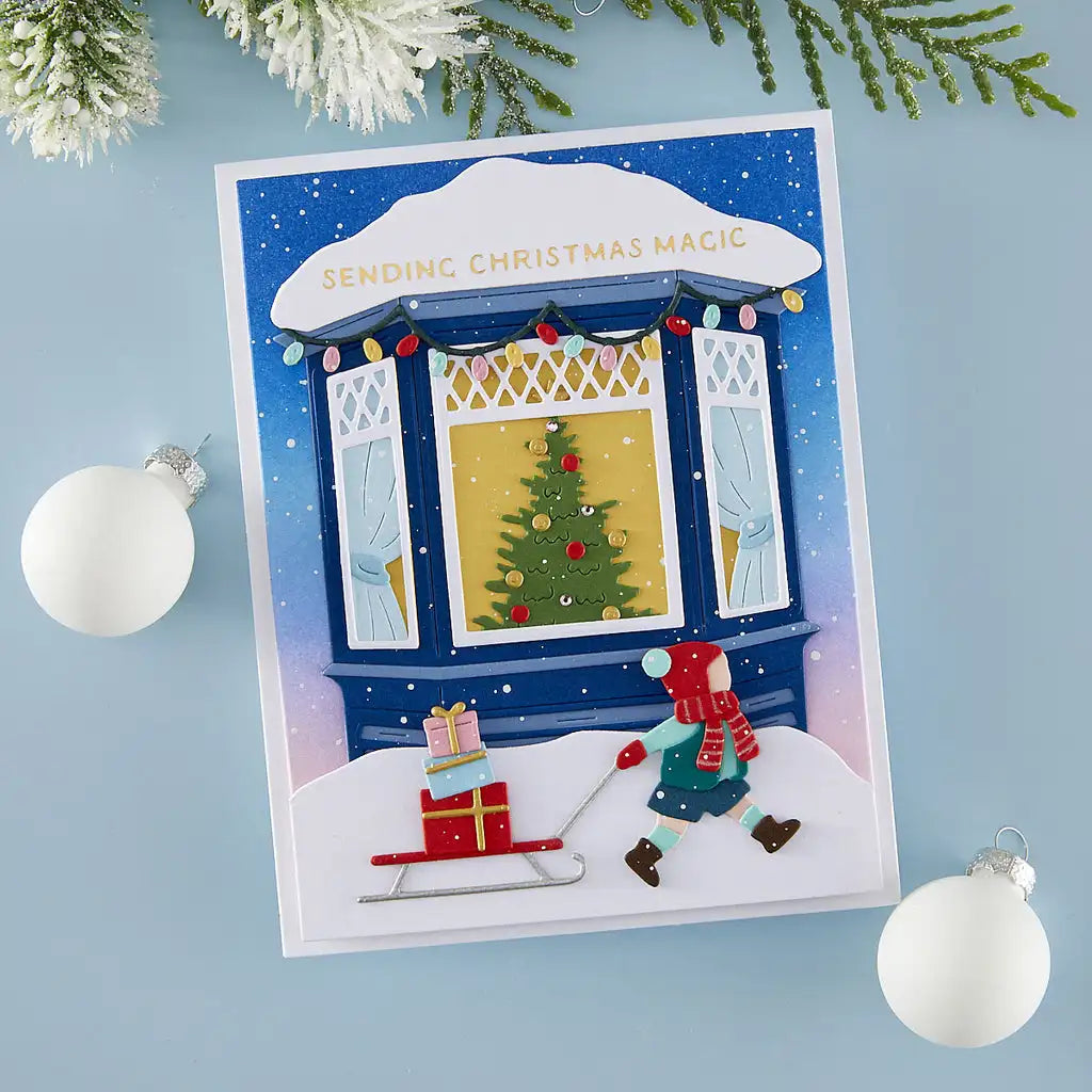 Christmas 2025 Window Wonderland Cutting Dies & Stamps Set